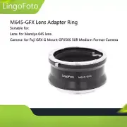 Lens Adapter Ring for Mamiya 645 Lens to for Fuji GFX G Mount GFX50S Camera