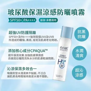 【自白肌】玻尿酸涼感防曬噴霧90ml