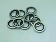 10X PETROL TAP SEALING WASHERS DOWTY 1/8" BSP BSA NORTON TRIUMPH