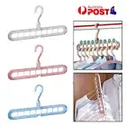 1-2pcs Hanger Clothes Storage Rack Garment Rail Stand Wardrobe Shelf Organiser
