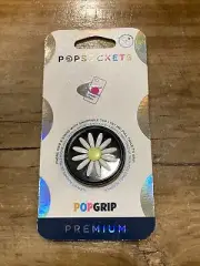 PopSockets PopGrip Cell Phone Grip & Stand - Festival Daisy Black -PREMIUM