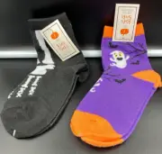 Made for Retail Ghost and Skeleton Kids Socks Size 7-8.5 2 Pair Set
