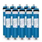 10 Pack 50 GPD Membrane Reverse Osmosis Max Water Filter Universal RO System