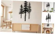 Metal Pine Tree Wall Art Decor, Nature Home Decor, Cedar Tree Metal Sign, Wall