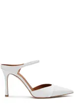 Malone Souliers Uma 90 Leather Mules - White 5