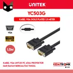 全新 VGA 線 1.5M 金 UNITEK YC503G 鍍金 1.5 米 Y-C503G ORI