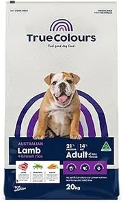 True Colours Adult Lamb & Brown Rice, 20 kg