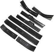 PLKGMLNO Car Door Sill Scuff Plate Compatible for Fit Jazz GK GH GP 2015~2020 2016 Guards Welcome Pedal Threshold Cover Sticker Accessories