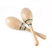 Musfunny Maracas Hand Percussion Rattles,Beech Wood Material Rumba Shakers wi...