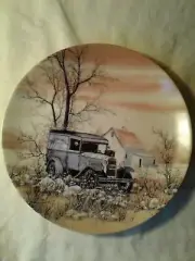 PANEL VAN Limited Edition Collectors Plate - Certified 1982