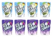 ICE BREAKERS ICE CUBES Piña Colada & Arctic Grape, Sugar-Free Gum (Pack of 8)