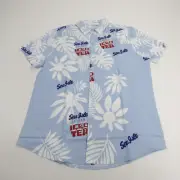 Unbranded Button-Up Men's Light Blue/Floral New without Tags