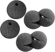 Abaodam 6PCS Black Clown Nose Soft Sponge Balls for Halloween Christmas Parties Stage Shows Accessories for Adults for Circus Performances