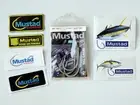 Mustad Z-Steel 7691Z 8/0 Southern Tuna Big Game hook + 2 Mustad Patch & stickers
