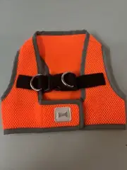 Bright ORANGE Reflective Mesh Harness Vest S Small Dog new step-in