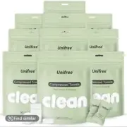 Unifree Compressed Towels | Towelettes | Facial Tissues