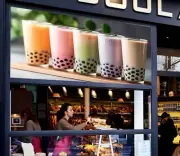 3D Bubble Tea G262 Pearl Tea Shop Window Stickers Vinyl Wall Mural Decals Honey