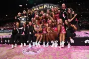 NETBALL ADELAIDE THUNDERBIRDS CHAMPIONS PREMIERS TEAM POSTER,BARGAIN 1