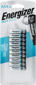 Energizer Max Plus AAA Batteries 10 Pack