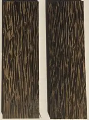 Black Palm Wood Knife Scale Tool Handle Blank 5" x 1-1/2" x 3/8" W1 BP1
