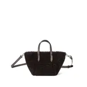 [Brunello Cucinelli] Brunello Cucinelli Shearling Tote Bag ONE SIZE BROWN