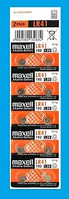 200 count of Maxell LR41 AG3 192 1.5V Alkaline Button Cell Thermometer Battery