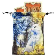 Tarot Card Holder Pouch | 13x18cm Drawstring Dice Storage Bag - Jewelry Carrying Pouch for Tarot Enthusiasts Hand, Secure for Cards and Oracle Decks