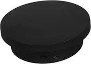 HEALEEP Rechargeable Motorized Turntable Display Stand Rotating Jewelry Showcase for Exhibitions Studios Malls Sleek Design for Enhanced Aesthetic Appeal and Stability
