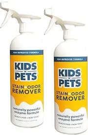 KIDS 'N' PETS Brand Stain & Odor Remover two pack 27 fluid ounces (54 ounces total)