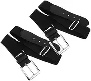 [MOTHNUR] 2Pcs Elastic Baseball Belt Softball Sports Waistband for Men Women for Outdoor Activities Fashion Expression for All Waist
