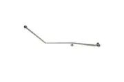 Dolphy 30o Flush Mount Wrap Around Grab Rail Modular Stainless Steel 1100x900x700mm RH - Silver