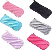 6 Pieces Makeup Remover Cloths Makeup Towel Microfibre Face Cleansing Cloths Removes Makeup Instantly