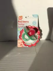RaZbaby RaZberry Silicone Baby Teether Toy - Berrybumps Soothe Babies Sore Gums*