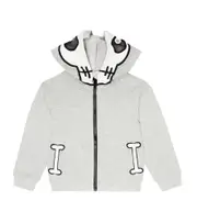 [Stella McCartney Kids] Stella McCartney Kids Printed cotton jersey hoodie Y 4 grey