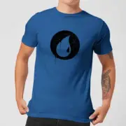 Magic The Gathering Blue Mana Splatter Men's T-Shirt - Royal Blue