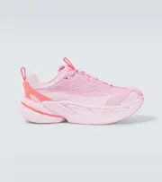 [Hoka One One] Hoka One One Elevon X leather and mesh sneakers UK 4.5 pink