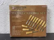Windsor Design Wood Carving Tools 11 Pc Set Item #62673 Chisels Gouges NEW