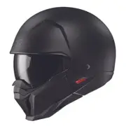 SF BLACK HJC i20 Solid Convertible Street Helmet - Sm