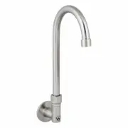 Stainless Steel Wall Elbow with 7''/12''Gooseneck Swivel Spout