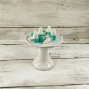 AGD Craft Supply - Artificial FAKE Resin Light Blue White Candy Corn