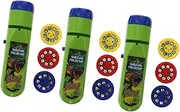 STOBOK 3 Sets Educational Interactive Toy Dinosaur Projection Flashlight for Kids Kid-Friendly Projector Torch Pattern Cognition
