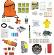 3 Day Emergency Earthquake Disaster Kit Food Water Whistle Bag Sack Pack 72 Hour