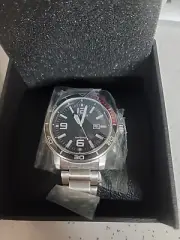 CITIZEN AW152051E ECO DRIVE BLACK DATE INDICATOR DIAL STAINLESS STEEL MENS WATCH