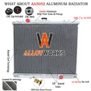 For 1996-2006 Mitsubishi TRITON MK 2.8L Turbo Diesel MT Aluminum 3 Row Radiator (for: Mitsubishi)