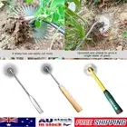 Garden Stainless Steel Hand Rake Sharp Hoe Soil Tiller Leaf Rakes for GardeniTK