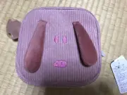 Peanuts Snoopy Vanity Pouch Case Shimamura Limited 2022 Autumn Corduroy Pink