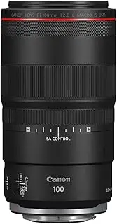 Canon RF100mm F2.8 L Macro is USM Lens, Medium Telephoto Lens, Macro Lens, Compatible with EOS R Series Mirrorless Cameras, Black