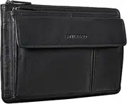 [STILORD] Dalton' Work Folder A4 Leather Conference Folder 13.3 Inch Laptop Sleeve Document Case Vintage Briefcase Genuine Leather