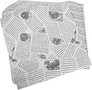 OFFSCH Paper Food Wrap 100 Sheets Greaseproof Paper for Baking Sandwich Making French Fries Wrapping Newsprint Paper Sheets