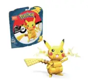 Pokemon Pikachu Mega Construx Building Toy Poseable 211 Pieces Articulated NEW